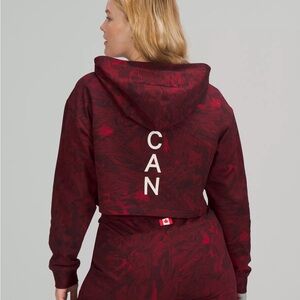 Lululemon Team Canada Cropped Hoodie
